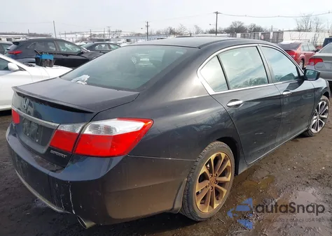 2014 Honda Accord Sport из США, поврежденный, VIN 1HGCR2F50EA046562